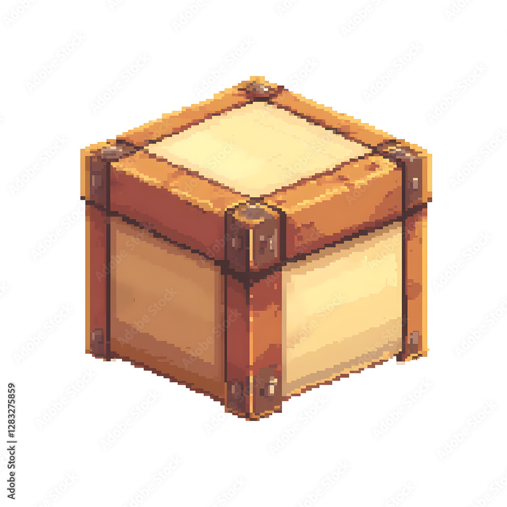 Pixelated Retro Box Blocky 8 bit Style Text Container for Vintage Video Game or Pixel Art Comics Pixelated Retro Box Blocky 8 bit Style Text Container for Vintage Video Game or Pixel Art Comics