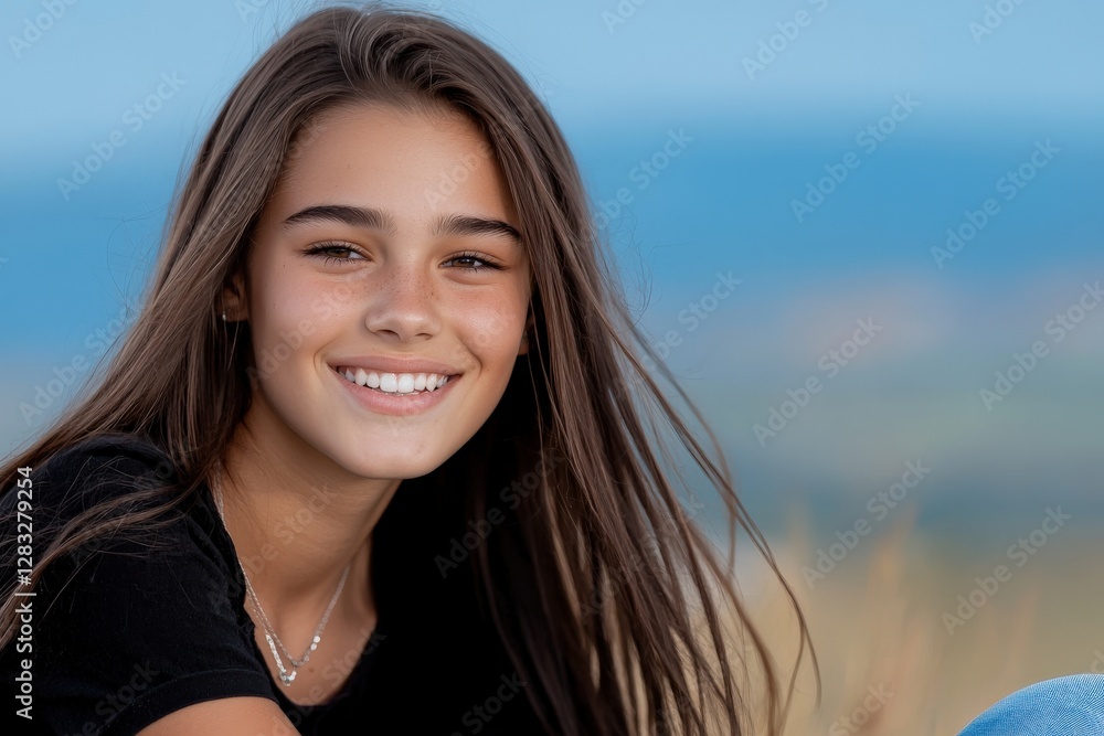 A stunning outdoor portrait, capturing natural expressions and beautiful lighting. A stunning outdoor portrait, capturing natural expressions and beautiful lighting.