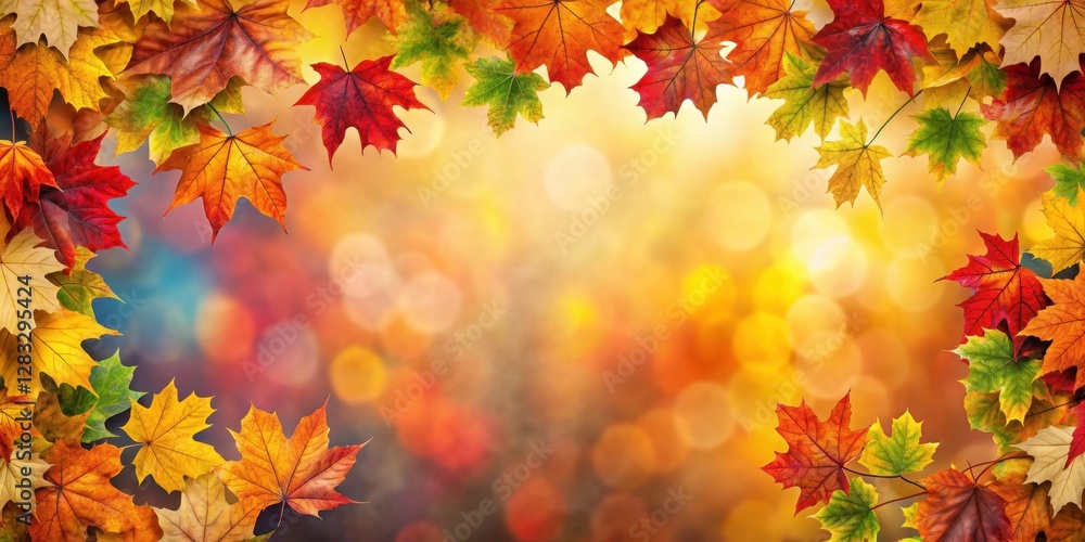 Autumn Leaves in Vibrant Display, nature, atmosphere, nature, atmosphere, flowers, serene, red, scene, yellow Autumn Leaves in Vibrant Display, nature, atmosphere, nature, atmosphere, flowers, serene, red, scene, yellow