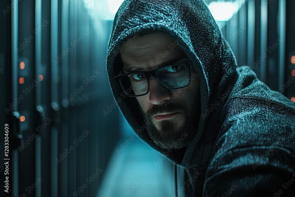 Man wearing a hooded sweatshirt in a dimly lit environment creating a mysterious and urban atmosphere Man wearing a hooded sweatshirt in a dimly lit environment creating a mysterious and urban atmosphere