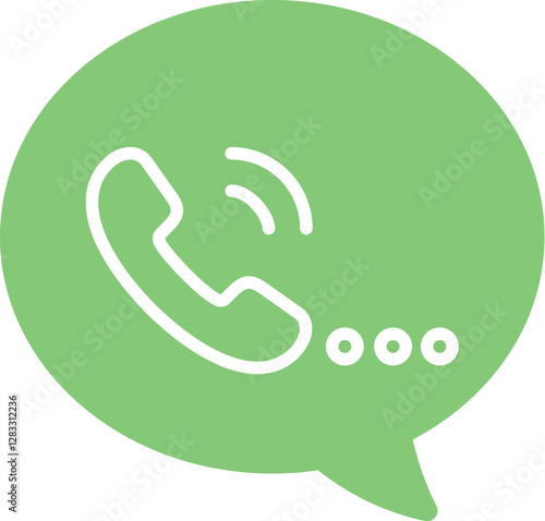 message and video calling icon