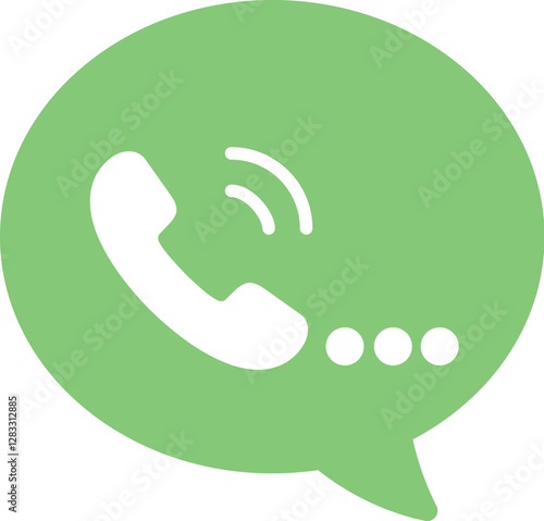 message and video calling icon