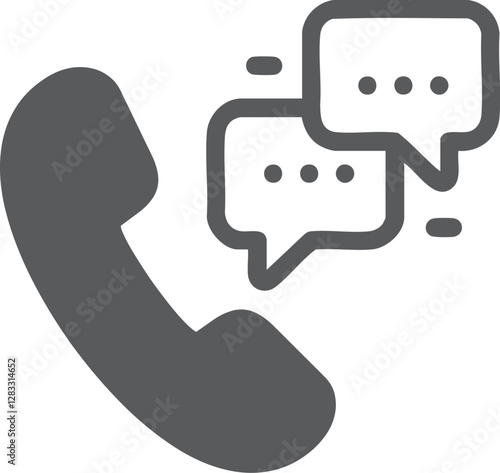 message and video calling icon