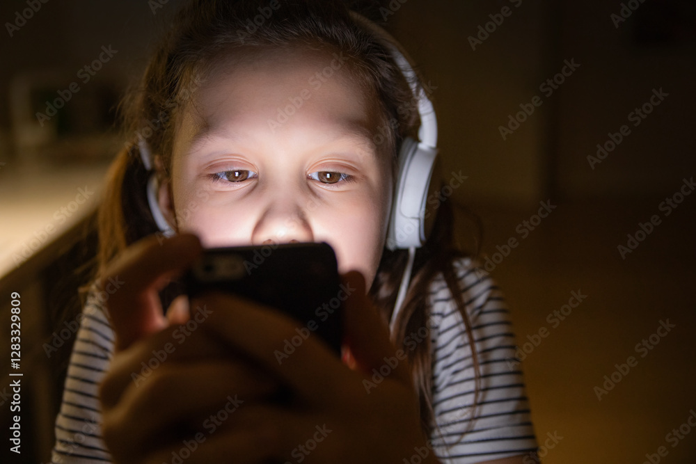 teenage girl with phone