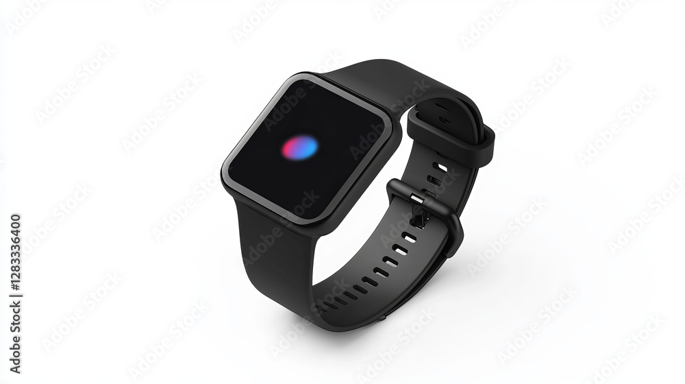 3d fitness smart watch with band isolated vector. Smartwatch bracelet wearable with realistic screen. Modern workout monitor in black and white set. Advertising asset mock up perspective collection 3d fitness smart watch with band isolated vector. Smartwatch bracelet wearable with realistic screen. Modern workout monitor in black and white set. Advertising asset mock up perspective collection