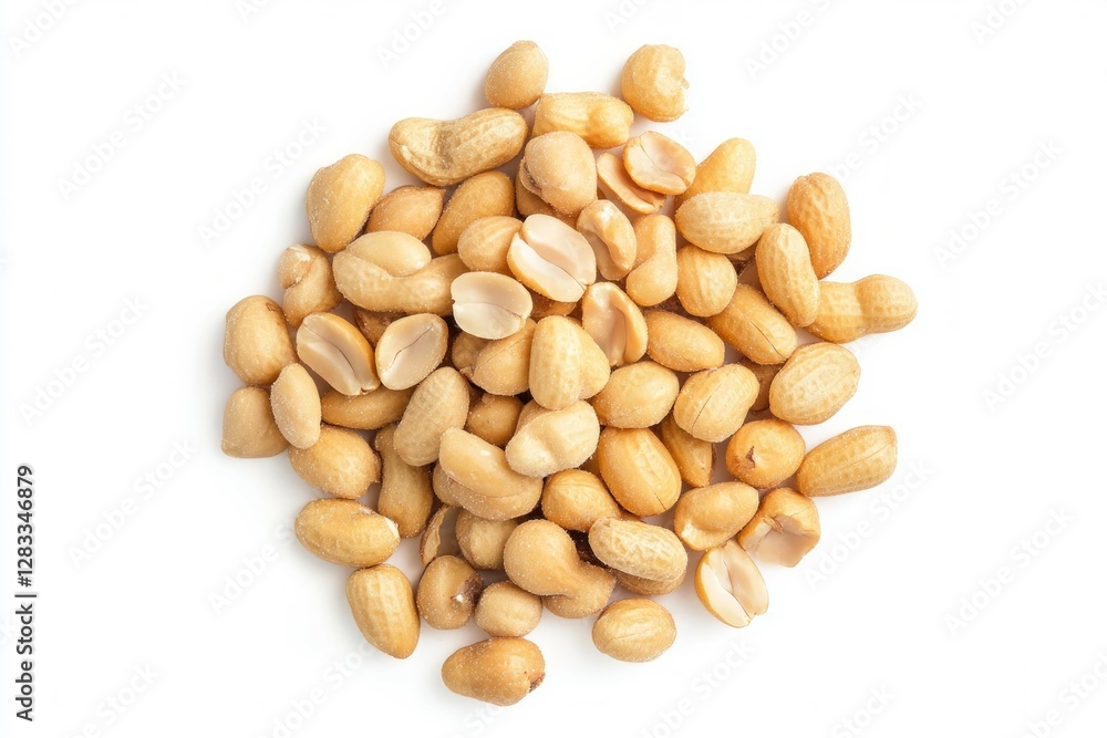 Peanuts in black bowl on dark rustic background. AI image Peanuts in black bowl on dark rustic background. AI image
