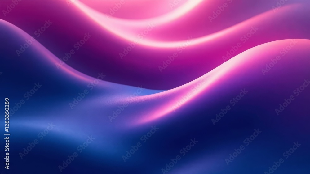 Obraz premium Abstract waves shape glowing in ultraviolet spectrum. Background for banner, backdrop or texture