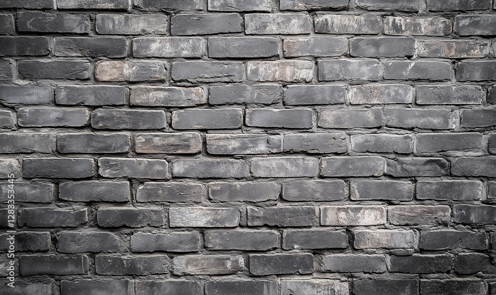 Obraz premium Gray brick wall offering cool, sophisticated tones perfect for modern urban spaces.