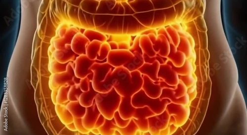 4k resolution animation video with unhealthy lifestyle, fast weight loss process