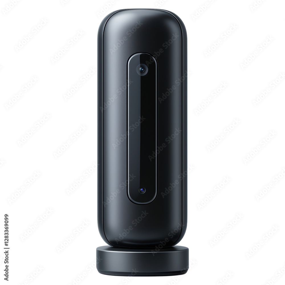 AI powered webcam with auto tracking and sleek, IT Gadget, isolated on transparent background AI powered webcam with auto tracking and sleek, IT Gadget, isolated on transparent background