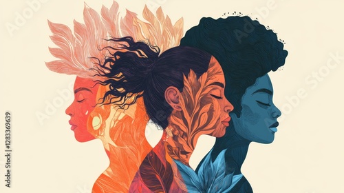 Majestic Portraits of Diverse Women Embodying Nature and Identity in Artistic Style