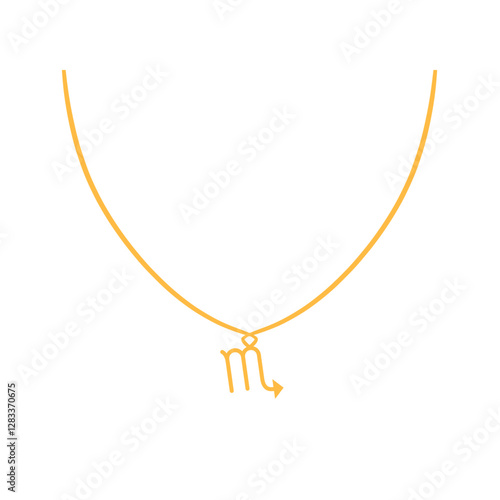 Virgo Zodiac Necklace – Free-Spirited Water Bearer Pendant