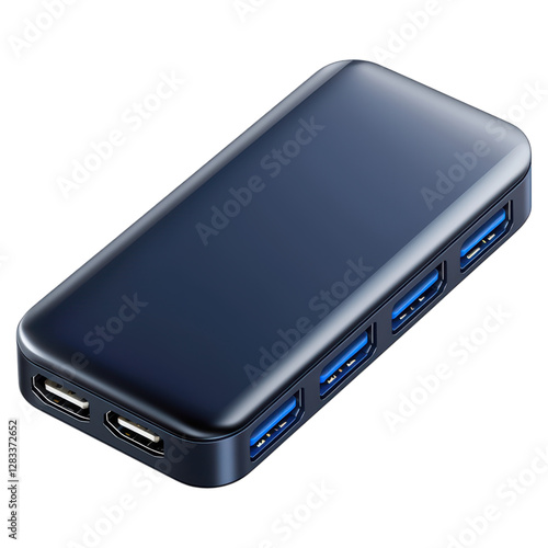 Wallpaper Mural USB C multi port docking station with multiple, IT Gadget, isolated on transparent background Torontodigital.ca