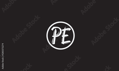 EP, PE, E , P , Abstract Letters Logo Monogram