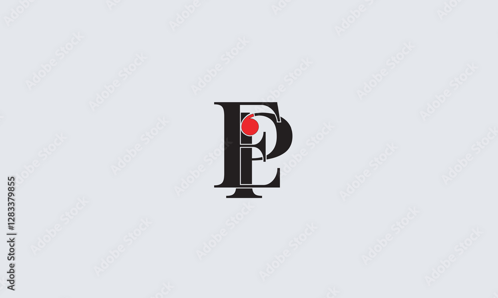 EP, PE, E , P , Abstract Letters Logo Monogram EP, PE, E , P , Abstract Letters Logo Monogram