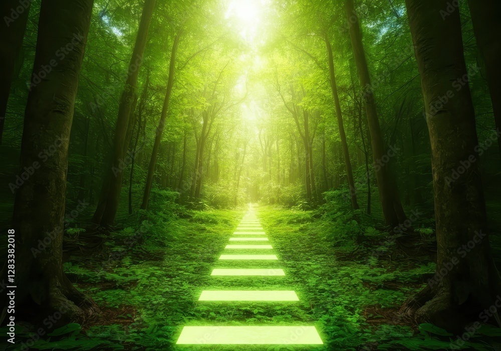 Obraz premium path in the forest