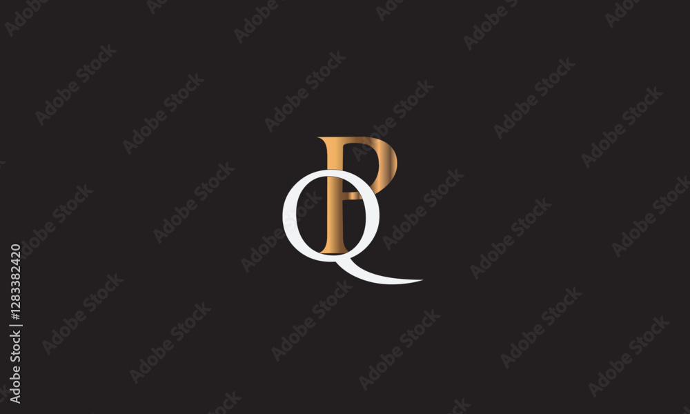 QP, PQ, P , Q , Abstract Letters Logo Monogram QP, PQ, P , Q , Abstract Letters Logo Monogram