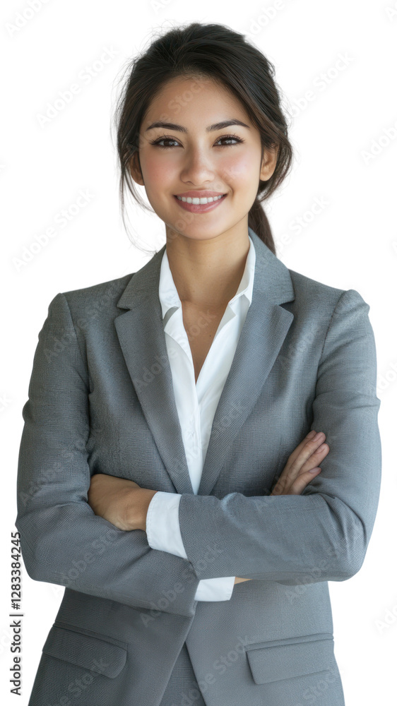PNG Smiling business woman with her arms crossed portrait suit professional. PNG Smiling business woman with her arms crossed portrait suit professional.
