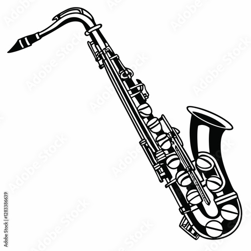 serpent silhouette vector illustration