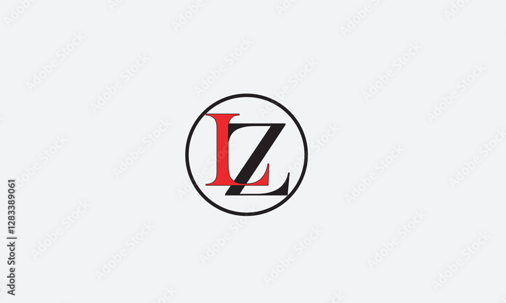 LZ, ZL, Z , L , Abstract Letters Logo Monogram LZ, ZL, Z , L , Abstract Letters Logo Monogram
