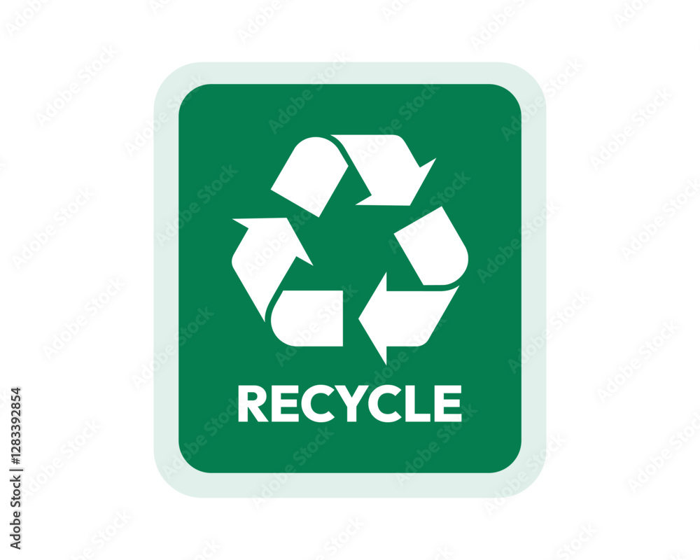 Green Recycle Symbol Environmental Conservation High Quality Vector Green Recycle Symbol Environmental Conservation High Quality Vector