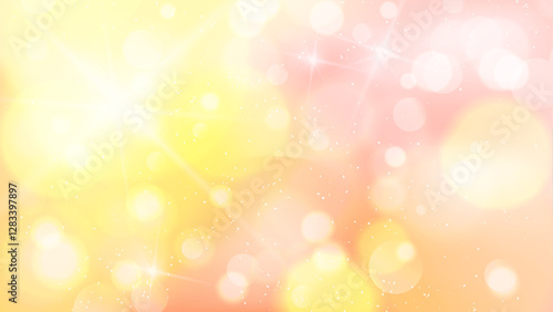 春らしいパステル玉ボケ背景素材