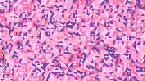 Random abstract triangular mosaic pattern hd background