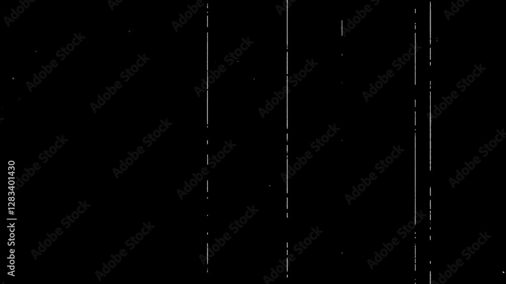 Vintage film overlay, scratched old film texture, dust and noise, cinematic imperfections, subtle flickering lines, aged filmstrip effect on a transparent background