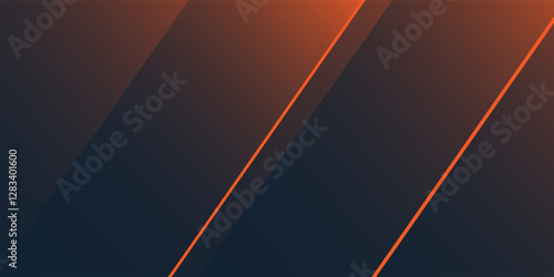 Dark Abstract Lowly Lit Gradient Surface Texture - Slanted Lines Pattern with Lights, 3D Effect - Wide Scale Background Creative Design Template - Illustration in Freely Editable Vector Format