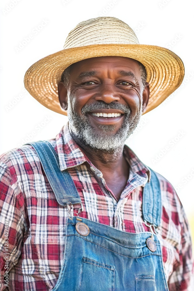 Fototapeta premium Happy Senior Farmer Portrait