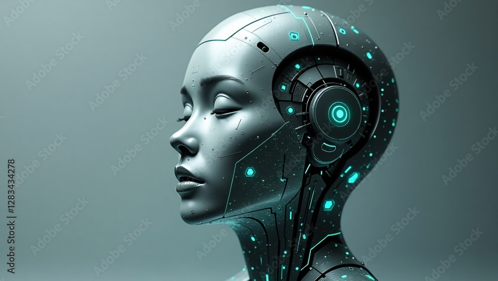 Showcase innovation with this futuristic thinking icon. Its sleek, digital look is perfect for tech-related content, symbolizing deep thought and creativity. Showcase innovation with this futuristic thinking icon. Its sleek, digital look is perfect for tech-related content, symbolizing deep thought and creativity.