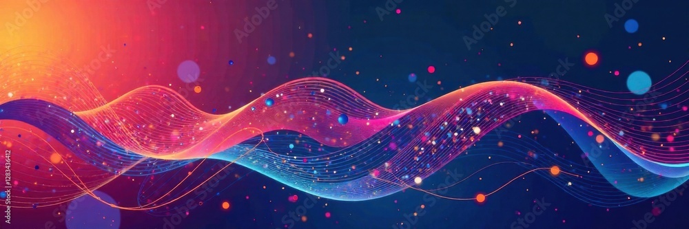 Wavy business lines abstract design with modern wave patterns and geometric shapes in a bold color scheme, business background, Wavy business lines abstract design with modern wave patterns and geometric shapes in a bold color scheme, business background,