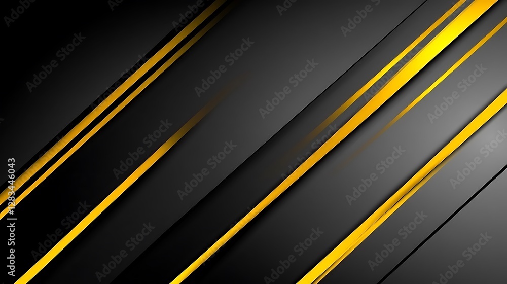 Abstract Diagonal Stripes Black Yellow Background Abstract Diagonal Stripes Black Yellow Background