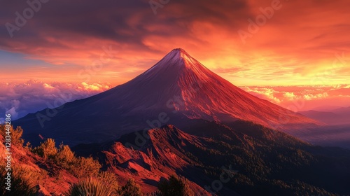 A volcano hike to the summit, offering stunning views of the surrounding landscape and the thrill of exploring an active or dormant volcano