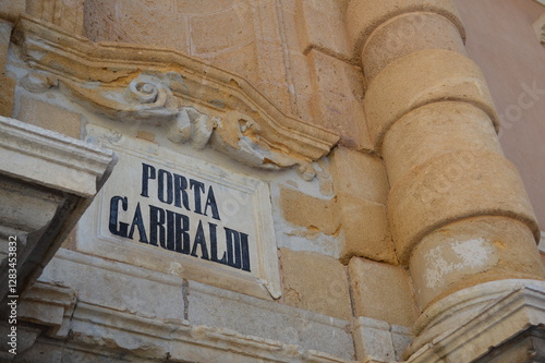 Sicilia,Marsala,porta Garibaldi