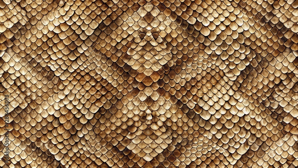 Geometric reptilian skin texture with intricate