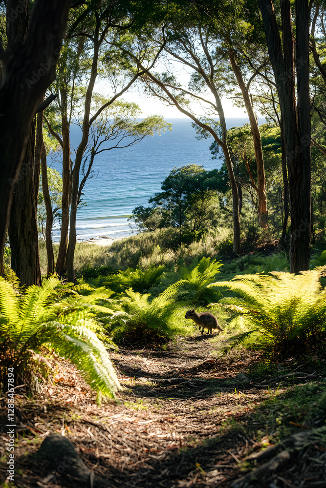 Quokka Island: A Serene Sanctuary of Lush Greenery and Playful Wildlife in an Oceanic Paradise Quokka Island: A Serene Sanctuary of Lush Greenery and Playful Wildlife in an Oceanic Paradise