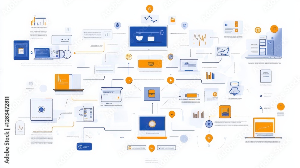 An infographic illustrating the steps of a successful content marketing strategy. An infographic illustrating the steps of a successful content marketing strategy.