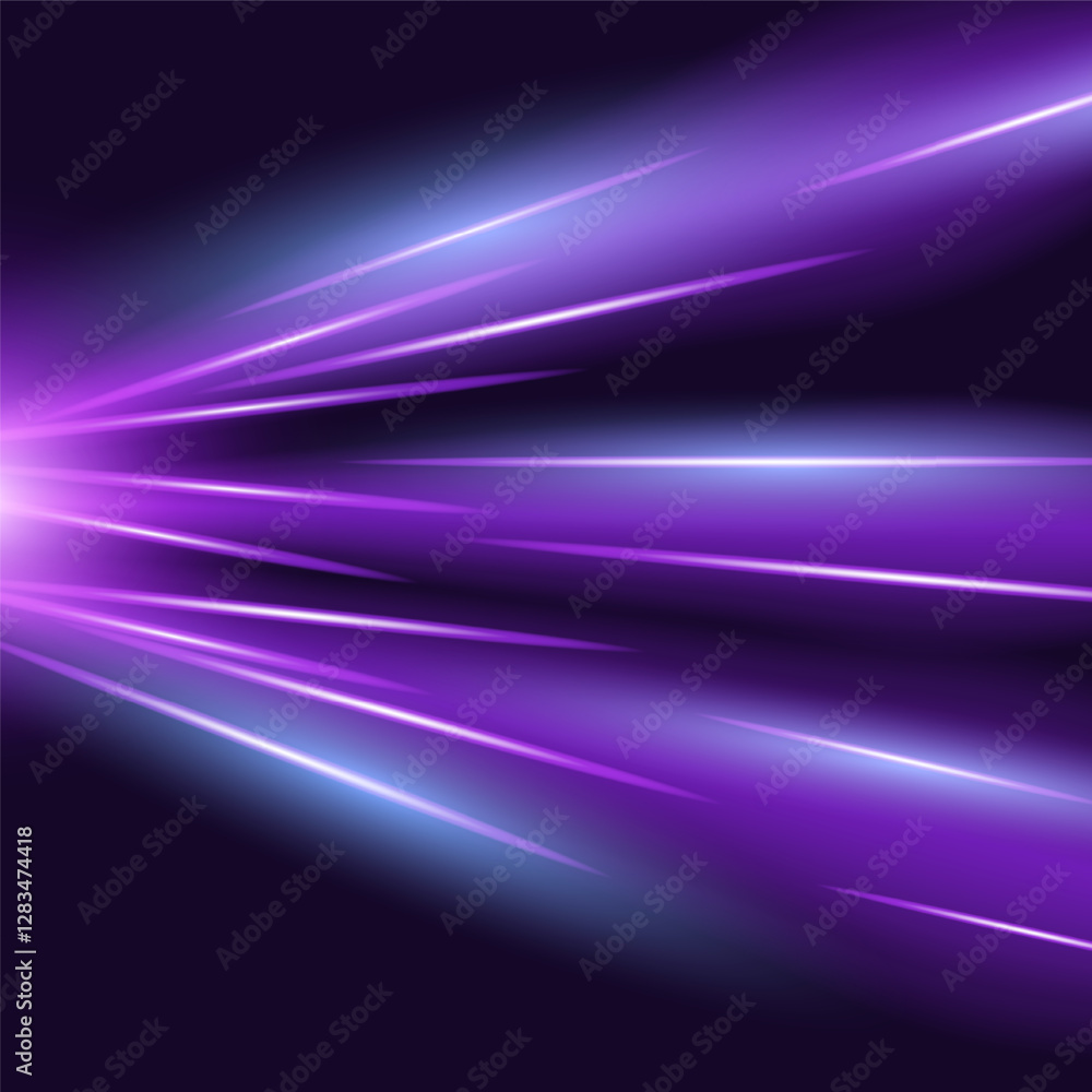 Background with motion lighting effects with neon speed rays Background with motion lighting effects with neon speed rays