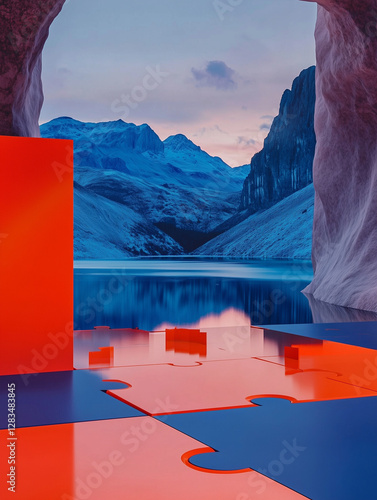 sunrise over the mountains