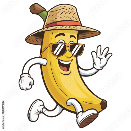 funny cartoon banana 