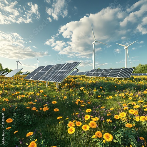 Efficient Renewable Energy Storage System with Photovoltaic Solar Panels