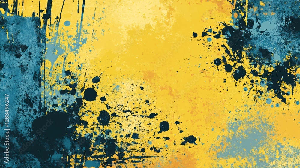 Fototapeta premium vibrant abstract paint splatter background for creative projects