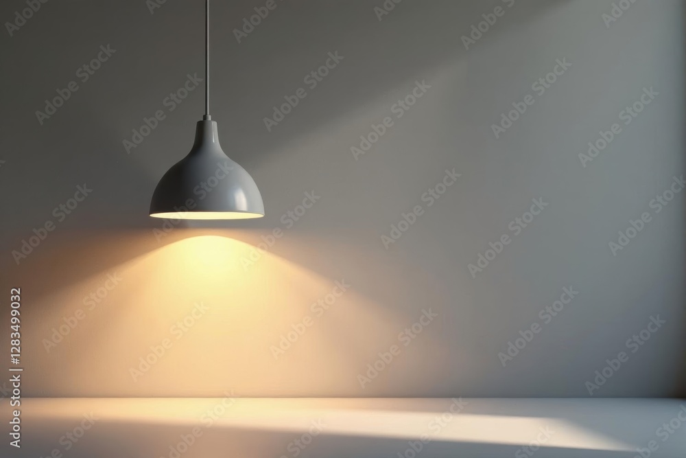 Modern minimalist hanging lamp casting soft light, accent lighting, beautiful, simple lighting Modern minimalist hanging lamp casting soft light, accent lighting, beautiful, simple lighting