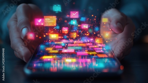 Mobile Marketing Strategies, mobile marketing strategies with an image showing marketers optimizing websites for mobile devices, AI