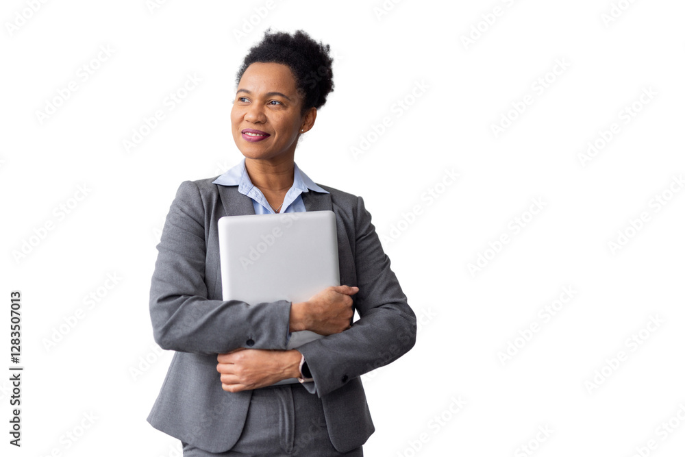 Dynamic African American entrepreneur with a sharp business look Dynamic African American entrepreneur with a sharp business look