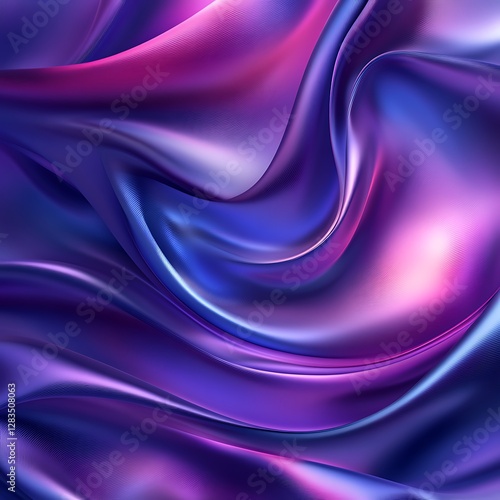 Elegant Shiny Smooth Luxury Future Dusk Fabric Decor