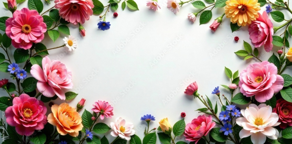 Floral wall with mixed flowers and foliage, faux flowers, floral wall, green background Floral wall with mixed flowers and foliage, faux flowers, floral wall, green background