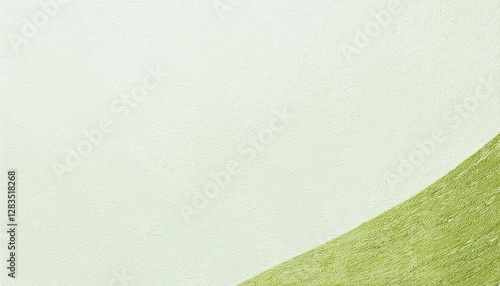 和紙（白、黄緑）