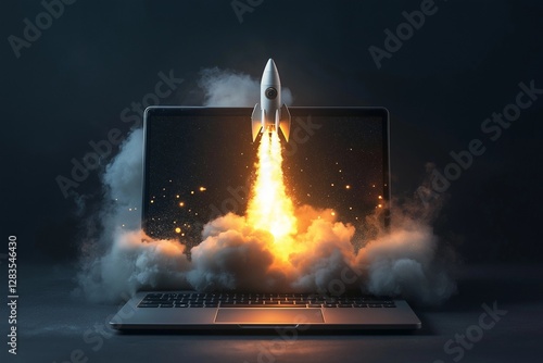 Rocket launch startup
